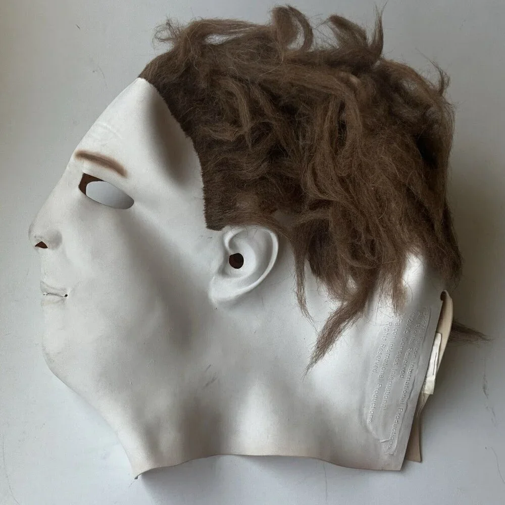 Vtg Don Post Halloween Mask Michael Myers Costume Creepy Horror Scary Prop